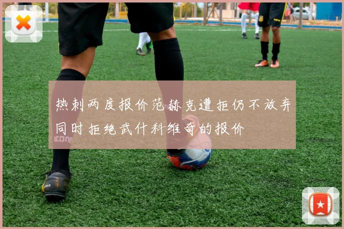 热刺两度报价范赫克遭拒仍不放弃同时拒绝武什科维奇的报价